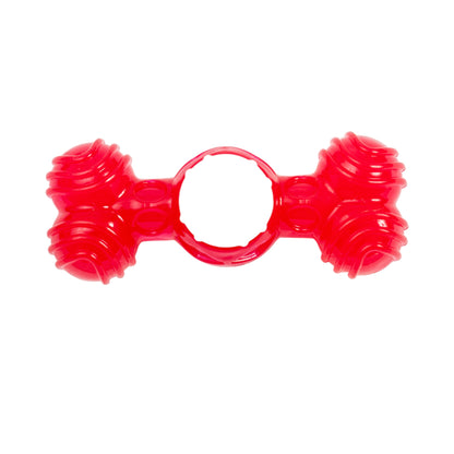 Durable TPR nylon dog chew toy Quacker Bone