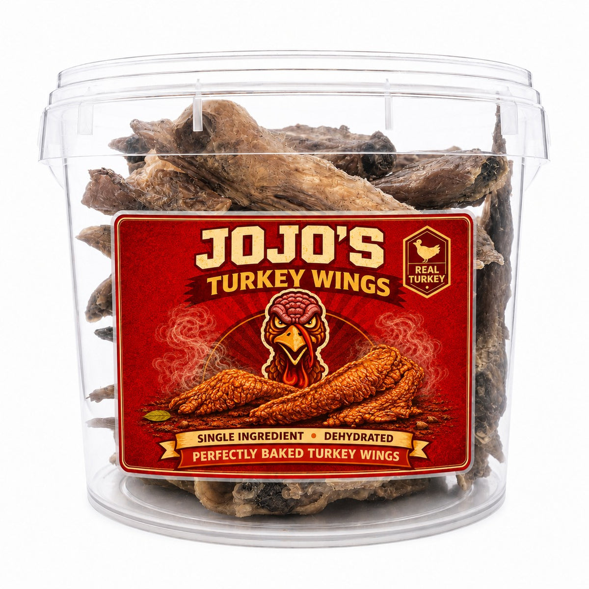 Natural turkey wings dog treats with high protein single ingredient