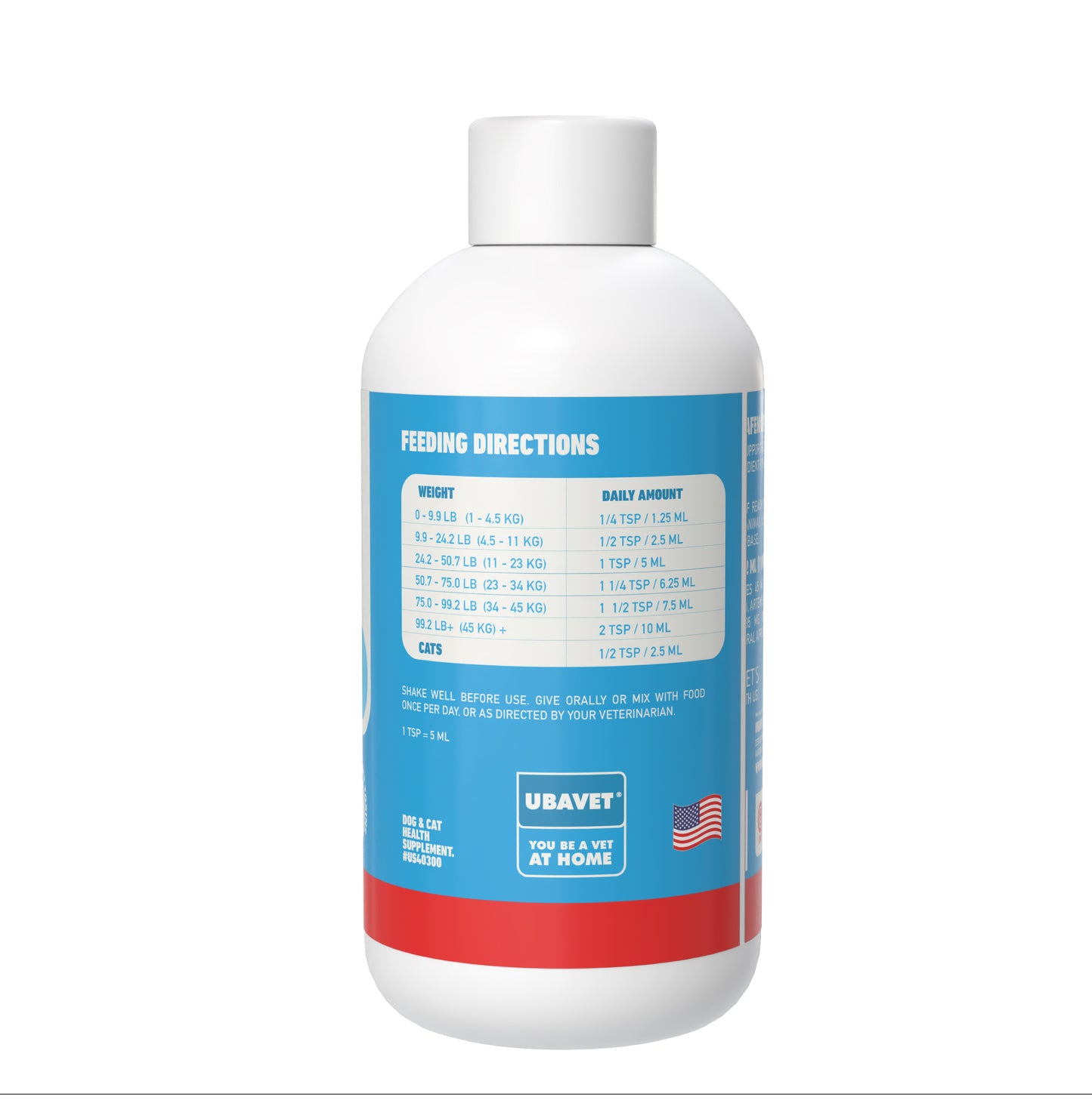 Liquid milk thistle supplement for dog and cat liver support