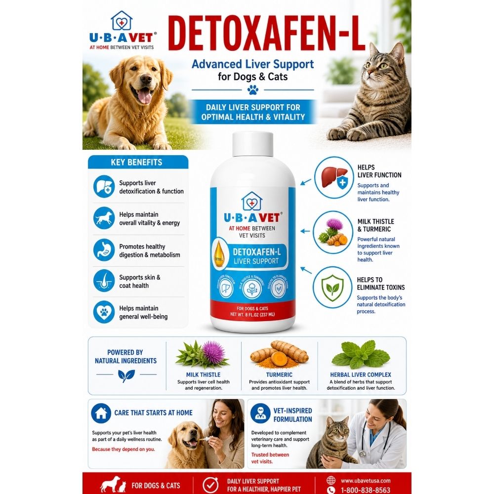 Liquid milk thistle supplement for dog and cat liver support