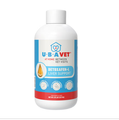 Liquid milk thistle supplement for dog and cat liver support