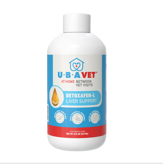 Liquid milk thistle supplement for dog and cat liver support