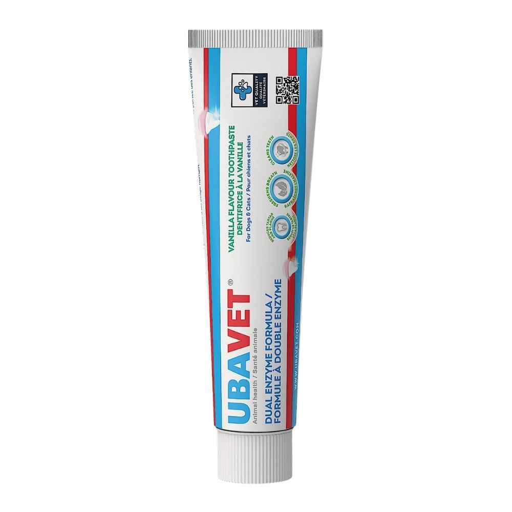 vanilla flavored dual enzyme toothpaste for dogs and cats