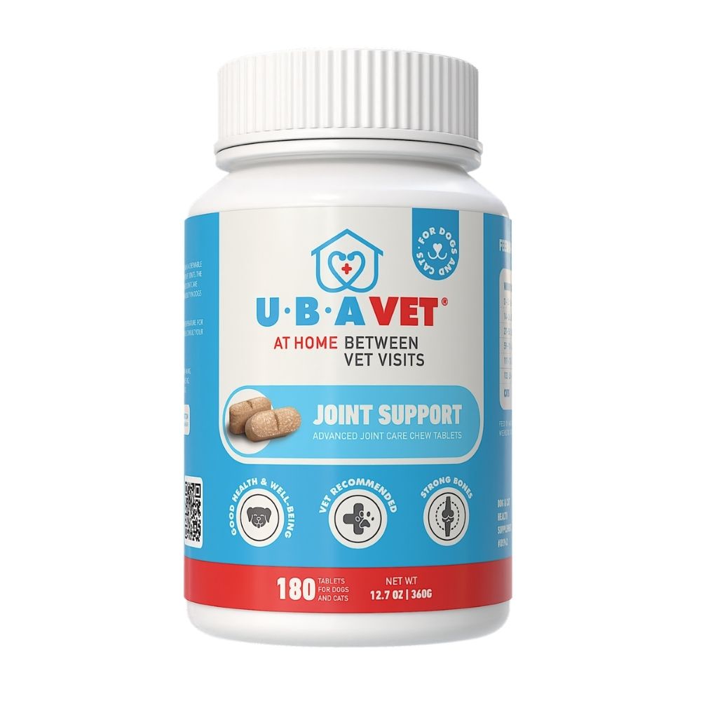 UBAVET joint support chew tablets for dogs and cats