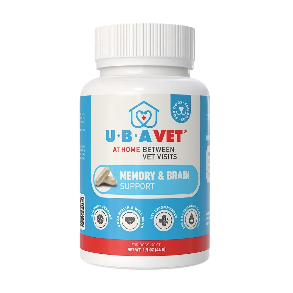 UBAVET memory and brain support supplement for senior dogs