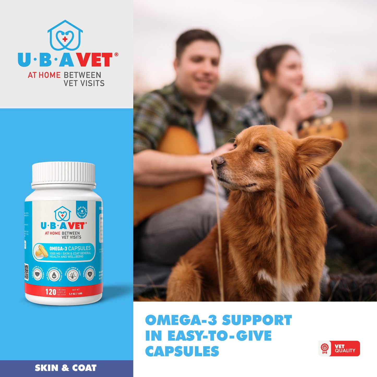 omega 3 capsules for dogs and cats 1000 mg 120 count supplement