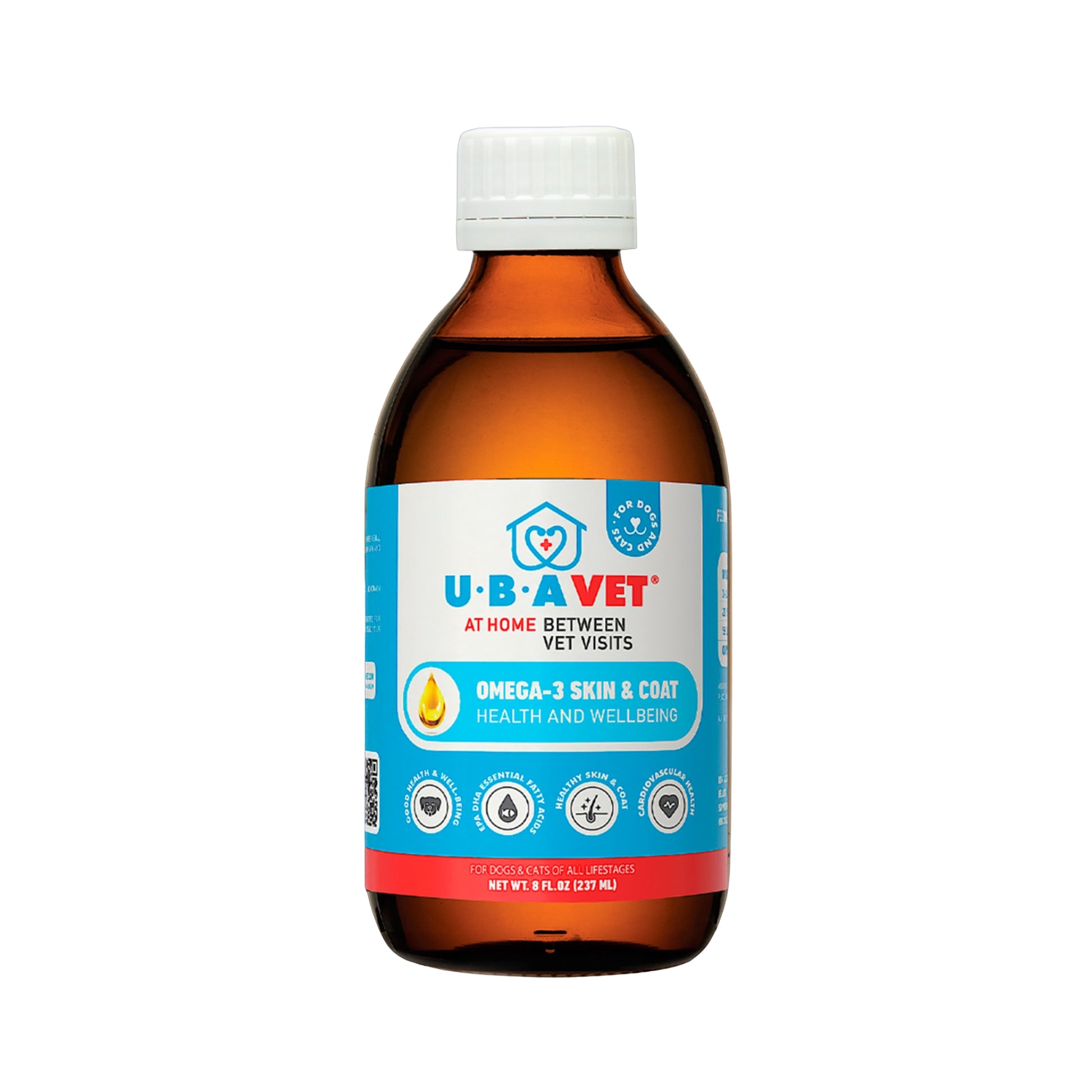 omega 3 liquid supplement for skin and coat health for pets