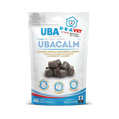 UBAVET UBACALM calming soft chews for dogs and cats
