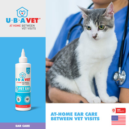 ear cleansing solution for dogs and cats 4 oz bottle