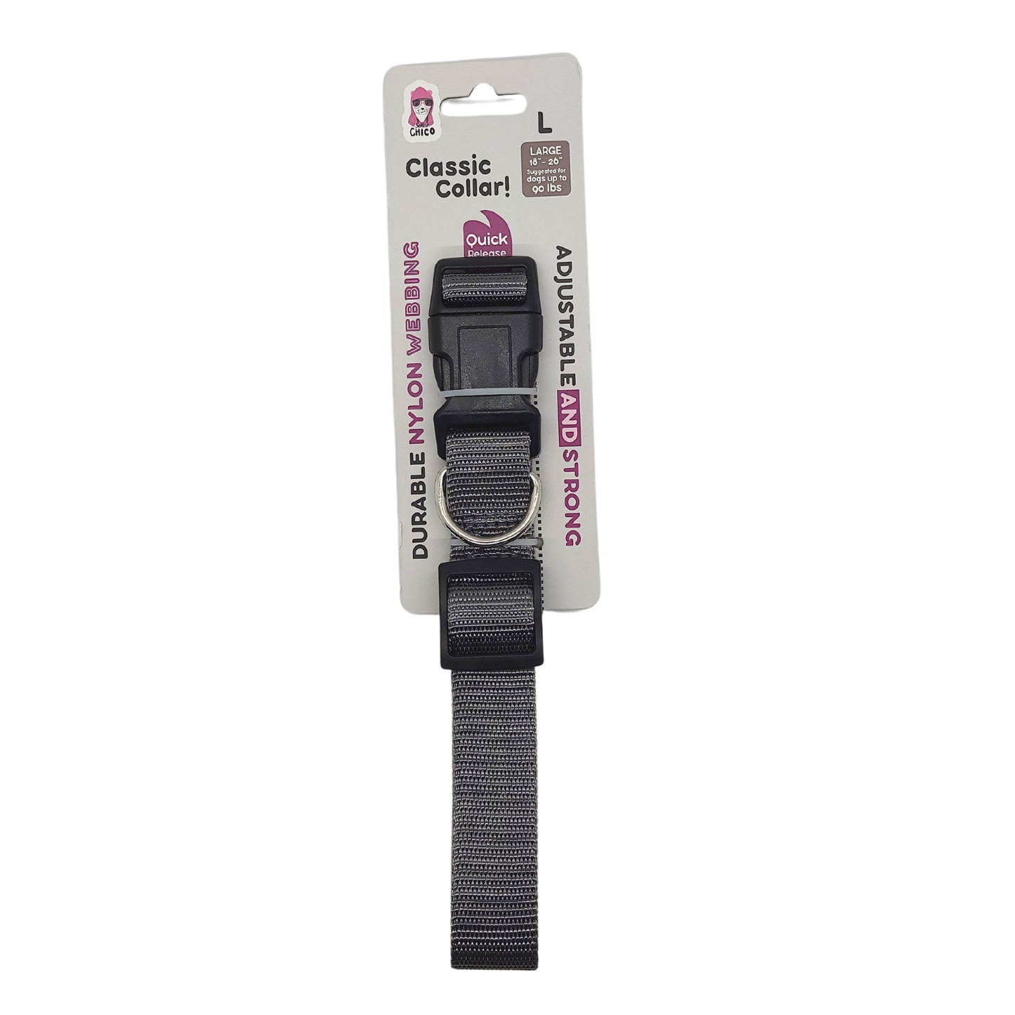 Quick Release Nylon Dog Collar