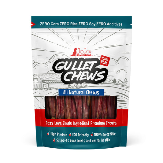 6 inch beef gullet stick dog treats natural single ingredient chew 5 pack