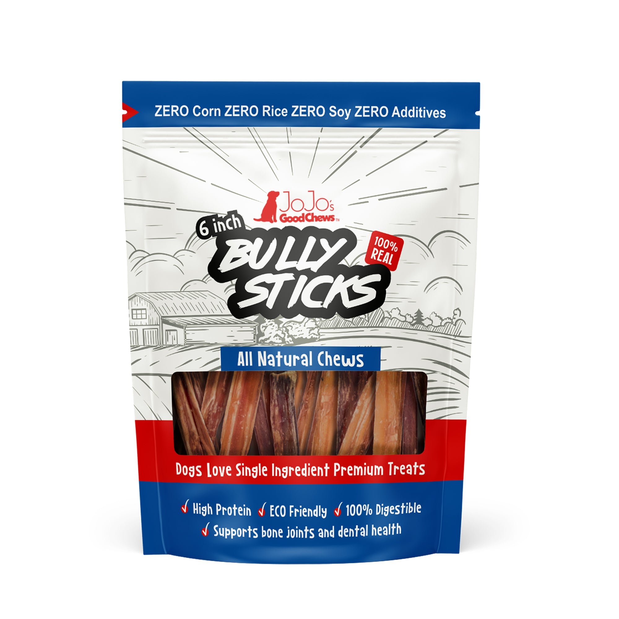 All Natural Beef Bully Stick Dog Treats 6